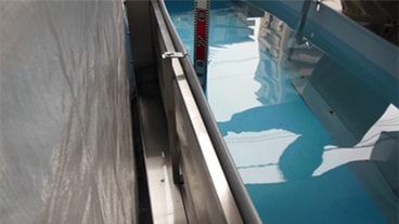 脱着式止水板シートタイプの止水性能テスト